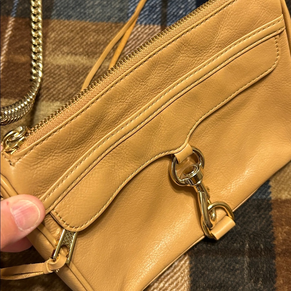 Rebecca Minkoff Camel Leather Crossbody Bag - Picture 12 of 14